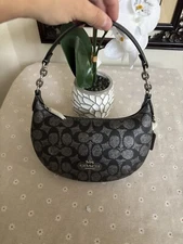 Coach Mini Payton Bag In Signature Canvas