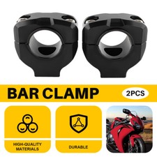 Motorcycle Handlebar 1/8inch 28mm Handlebar Riser Mount Clamp Fat Bar Taper Set