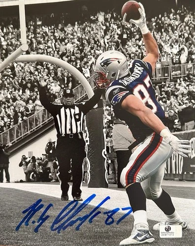 Rob Gronkowski GRONK New England Patriots 8 x 10 Autographed Photo W/COA🔥