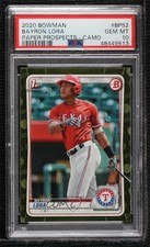 2020 Bowman Prospects Camo Bayron Lora #BP-52 PSA 10 GEM MT kf4