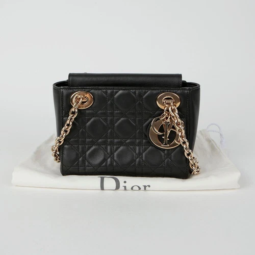Sac bandoulière Dior Lady double chaîne 129764536