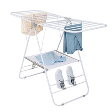 Honey-Can-Do Heavy-Duty Foldable Laundry Drying Rack – Portable 50 lbs, White