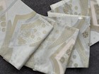 Luxury Japanese Kimono Fabric Fukuro Obi, Chrysanthemum pattern Rokkaku pattern  — photo 5
