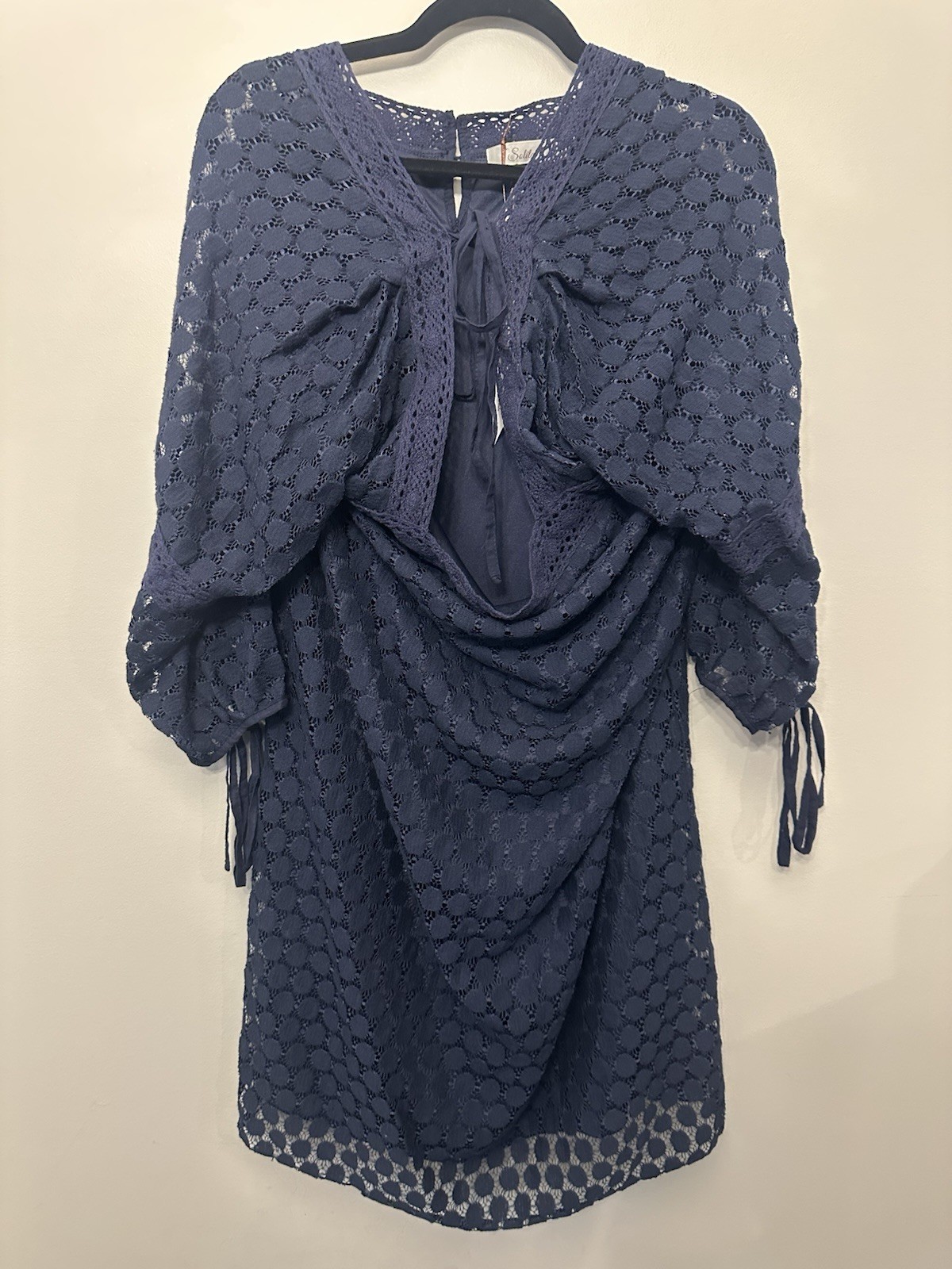 Solitaire Women’s Blue Handkerchief Dress Size 2XL