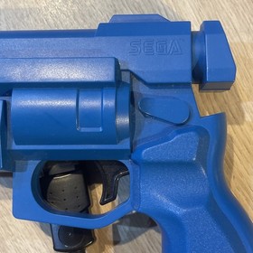 Virtua Cop SEGA Saturn Game & Official Blue Light Gun MK-80311 Tested & Working