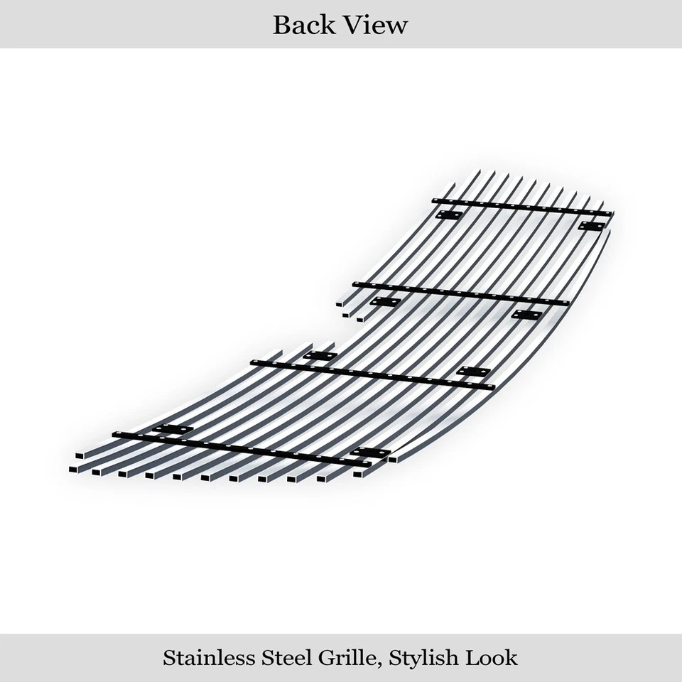Fits 2003-2006 Lincoln Navigator Main Upper Stainless Chrome Billet Grille - Image 3 of 4