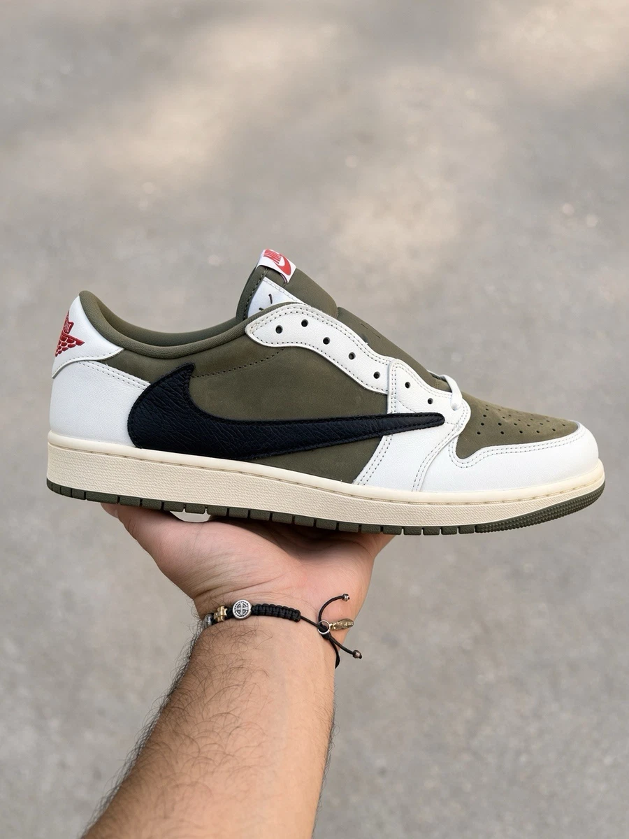 25+ Travis Scott & Air Jordan 1 Retro OG SP Low Reverse Olive