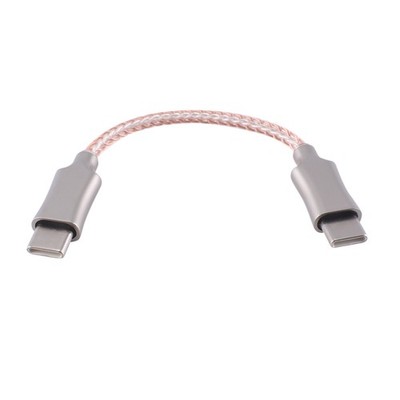 2X Tragbares Dekodierungsverstärker-OTG-Kabel Typ-C zu Typ-C-Aufnahmeleitun1066