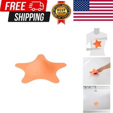 Star Toddler Bathtub and Sink Drain Cover - Starfish Shaped - Easy to Clean B...