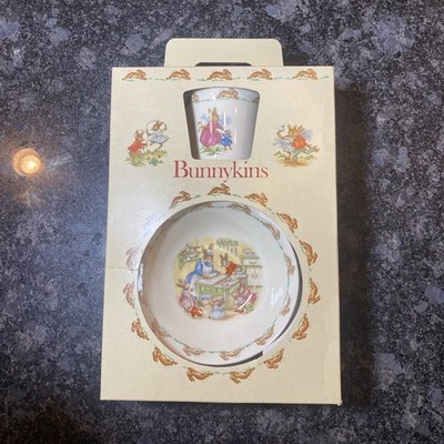 Royal Doulton Bunnykins 3 Pieces Children s Original Set Plate Cup/Mug Bowl NIB
