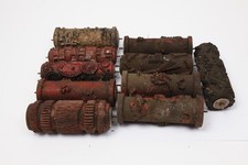 10x Musterwalzen Malerwalzen Strukturwalze 15cm - sehr dreckig (5539)