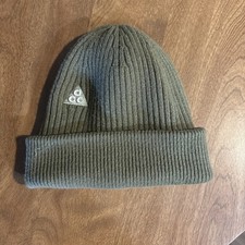 Nike ACG Cuffed Beanie Knit Hat Olive Green One Size Fits Most