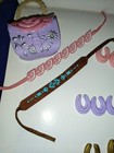 Horseshoes For Fashion Doll Displays Including Rose Embossed Purse — photo 2