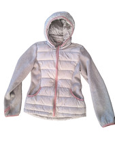 Michael Kors Girls Puffer Jacket Blush Size 14 Gray color MK 