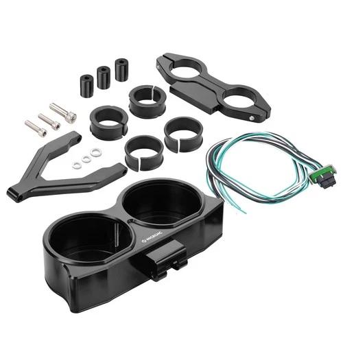 For Harley Road Glide FLTRX FLTRXS Speedo Tach Cluster Case Gauge Relocation Kit