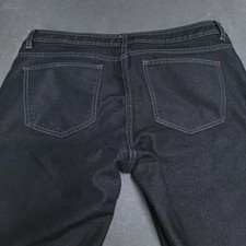 Mcdonalds Brand Workwear Black Pants Womens Size 8R Denim Jeans Cotton Blend