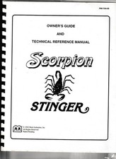 Instrukcja obsługi schematy Merkur Dart Automat 1992 Scorpion Stinger