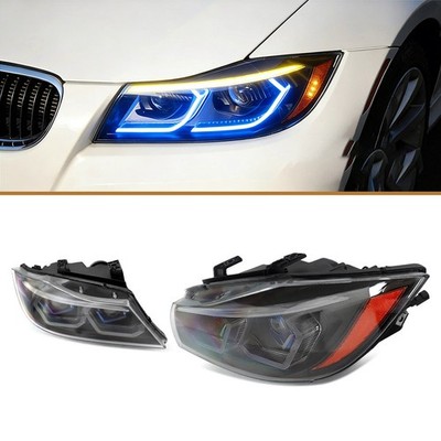 Für BMW E90 E91 3er 2005-2012 LED Scheinwerfer Set Sequenz Blinker Tagfahrlicht