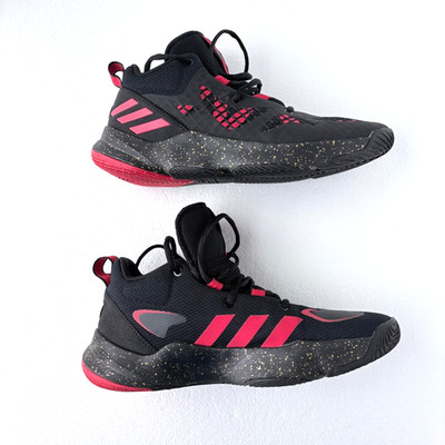 adidas pro n3xt 2021 gy2865 men 9 black red bounce basketball shoes