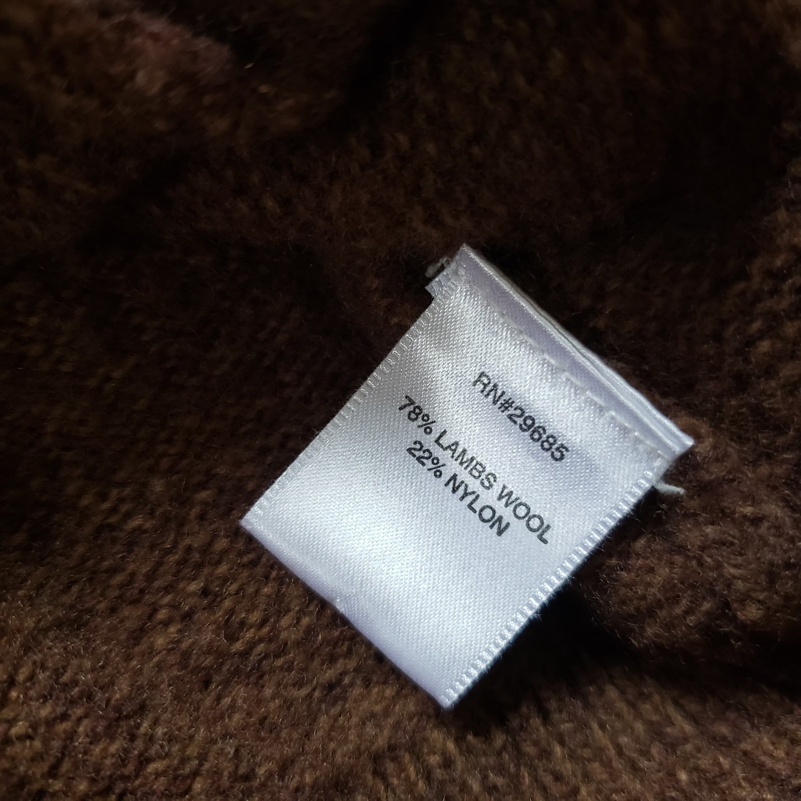 Pendleton Lambswool Blend Cardigan Sweater Brown … - image 4