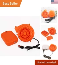 Efficient Low Noise Fan Blower for Dinosaur Costume - 42-Inch Cable, Orange