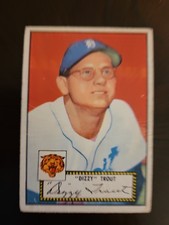 1952 Topps #39 RED BACK Dizzy Trout VG Crease Detroit TIGERS
