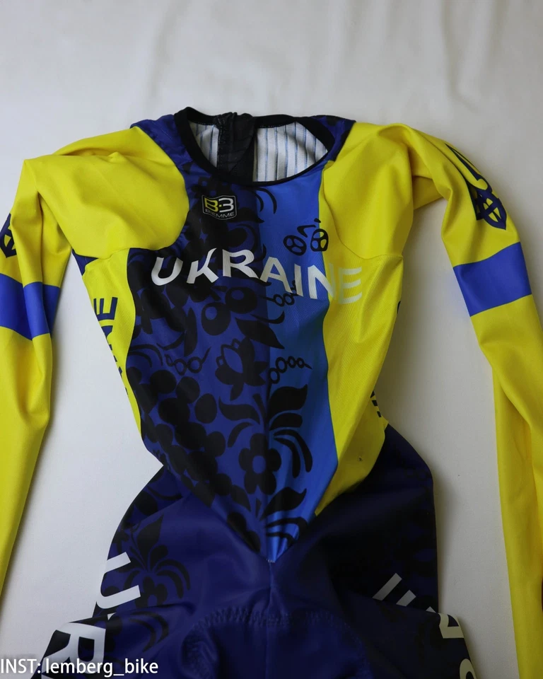 Traje de velocidad contrarreloj de la selección de Ucrania mujer (XS) #499 Foto 2 de 4