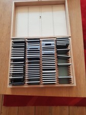 original Kodachrome 35mm slides 1969/70 in wooden box featuring color images    