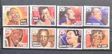 US Scott # 2854-2861 American  Music Series - Jazz Singers  Set of 8 - MNH