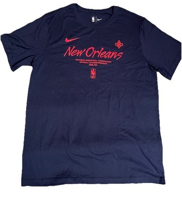 Nike New Orleans Pelicans T-Shirt Men s Medium Black NBA Official Licensed