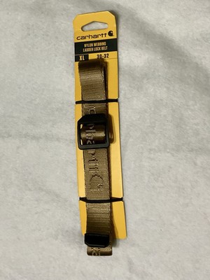 Carhartt Nylon Webbing Ladder Lock Belt Men's XL 30 - 32 NWT WB5661-K
