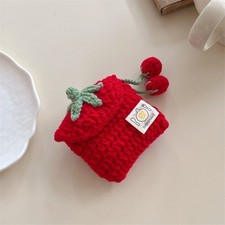 Cute Knit Tomato Earphone Case For Airpods Pro 3 Cover For Airpods 4 3 2