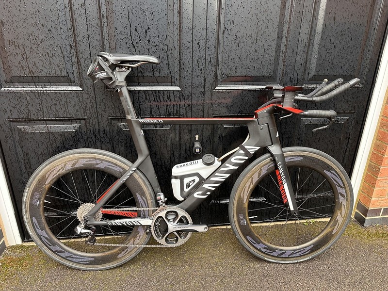 Canyon Speedmax CF TT Bike Zipp 808 NSWs