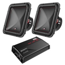 (2) MTX S6512-44 12 Subwoofers + JH10001 Ampl...