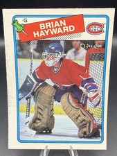 1988-89 O-Pee-Chee Brian Hayward Montreal Canadiens #195