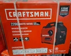 Generator Inverter Craftsman 2500i. 2500W/2200W