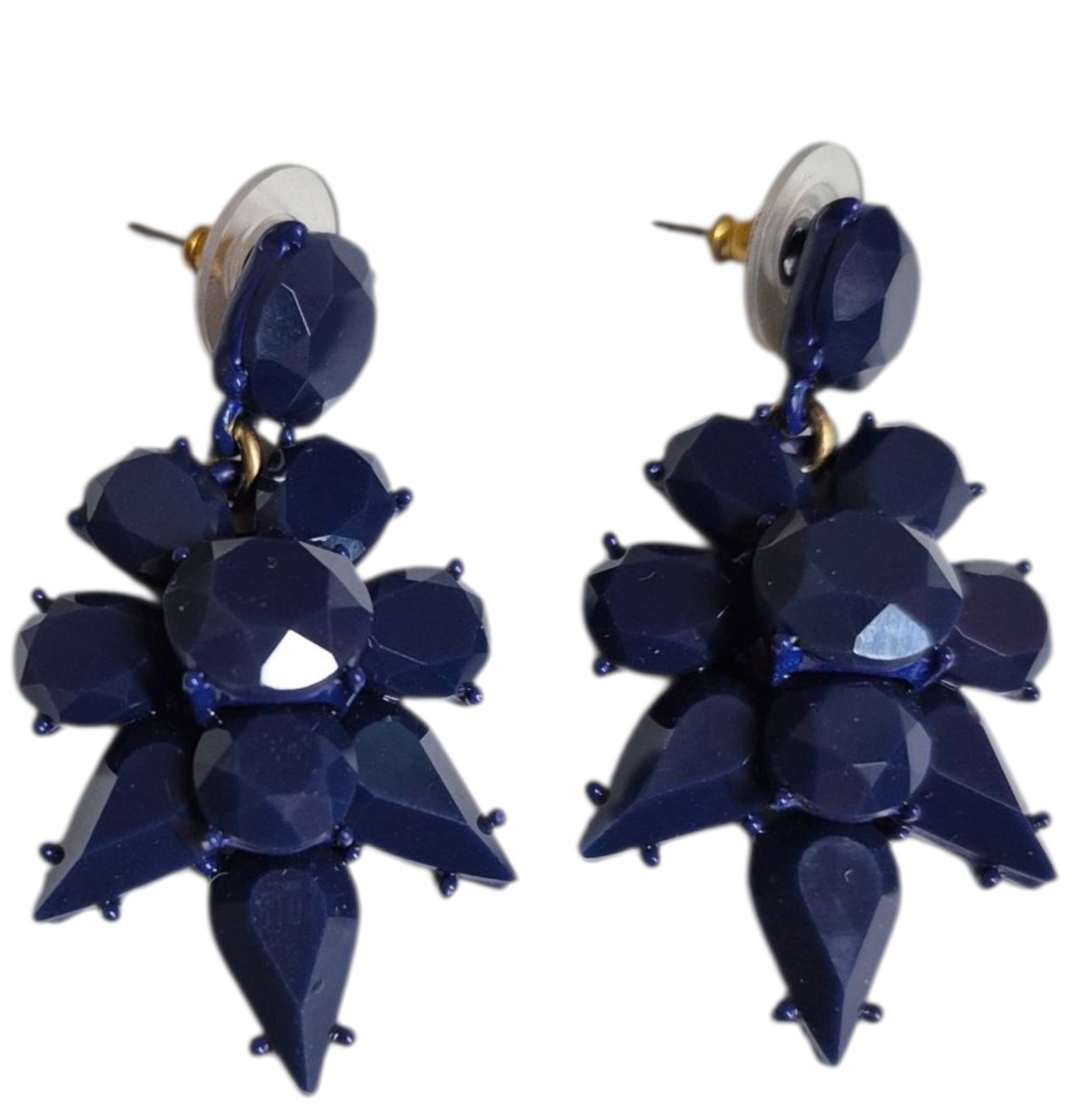 J.Crew Factory Opaque Dangle Statement Earrings N… - image 1