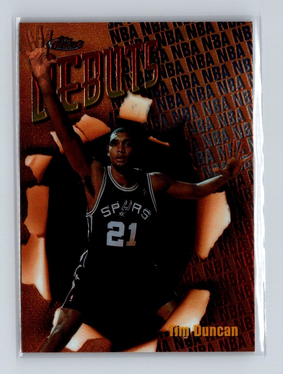81794 1997 Finest #101  Tim Duncan RC