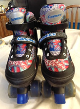 Cunmucu Roller Skates for Girls and Boys Size Large Adjustable Size Button