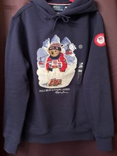 Polo Ralph Lauren Team USA 2026 Olympic Village Bear Embroidered Hoodie Medium