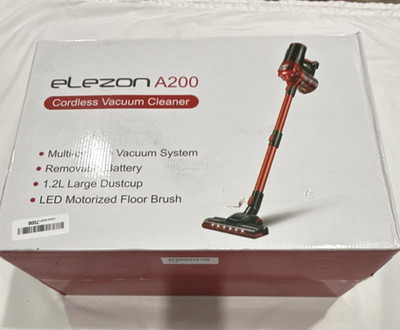 elezon A200 Cordless Stick Vacuum Cleaner Bagless 150W 1.2L LED Motorized Brush