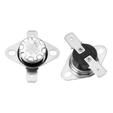 uxcell 2 Pcs KSD301 Thermostat 35 C/95 F 16A Normally Open N.O Adjust Snap Disc