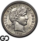 1915 Barber Dime, Sharp Choice Gem BU++