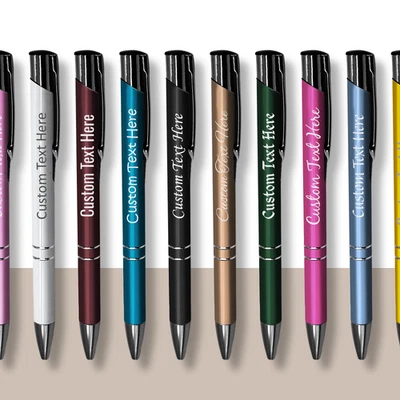 COSMO Bolígrafos personalizados pedido a granel bolígrafos de trabajo negocios cualquier texto bolígrafos personalizados