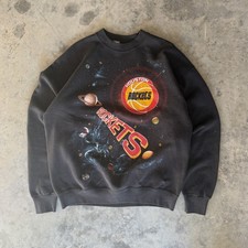 90s Houston Rockets Galaxy NBA Official Fan Crewneck XL