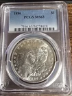 1886 Morgan Dollar PCGS MS63 Silver $1 Philadelphia Uncirculated Coin
