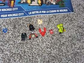 LEGO NINJAGO 70750 70728 Manuals Minifigure White Pythor Nya Samurai-X Lot