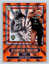 2025 Panini Donruss WNBA Angel Reese Orange Laser Franchise Features 5 (/399)
