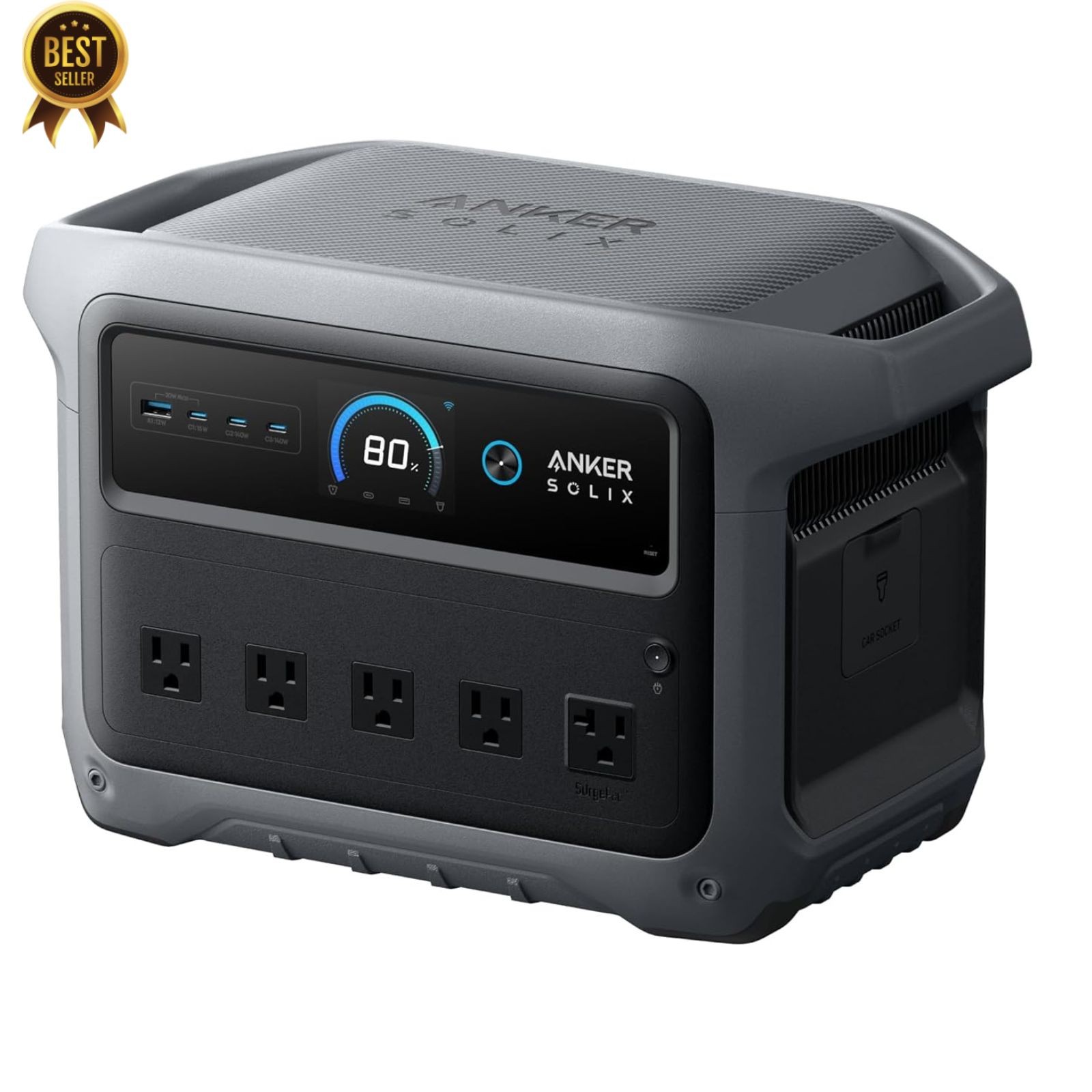 Portable Power Station 2000W 1024Wh LiFePO4 Solar Generator