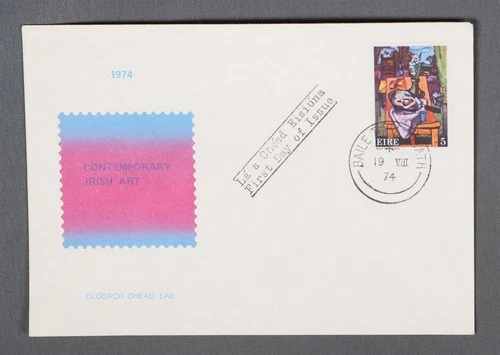 Mayfairstamps Ireland FDC 1974 contemporary art First Day Cover aax_09421